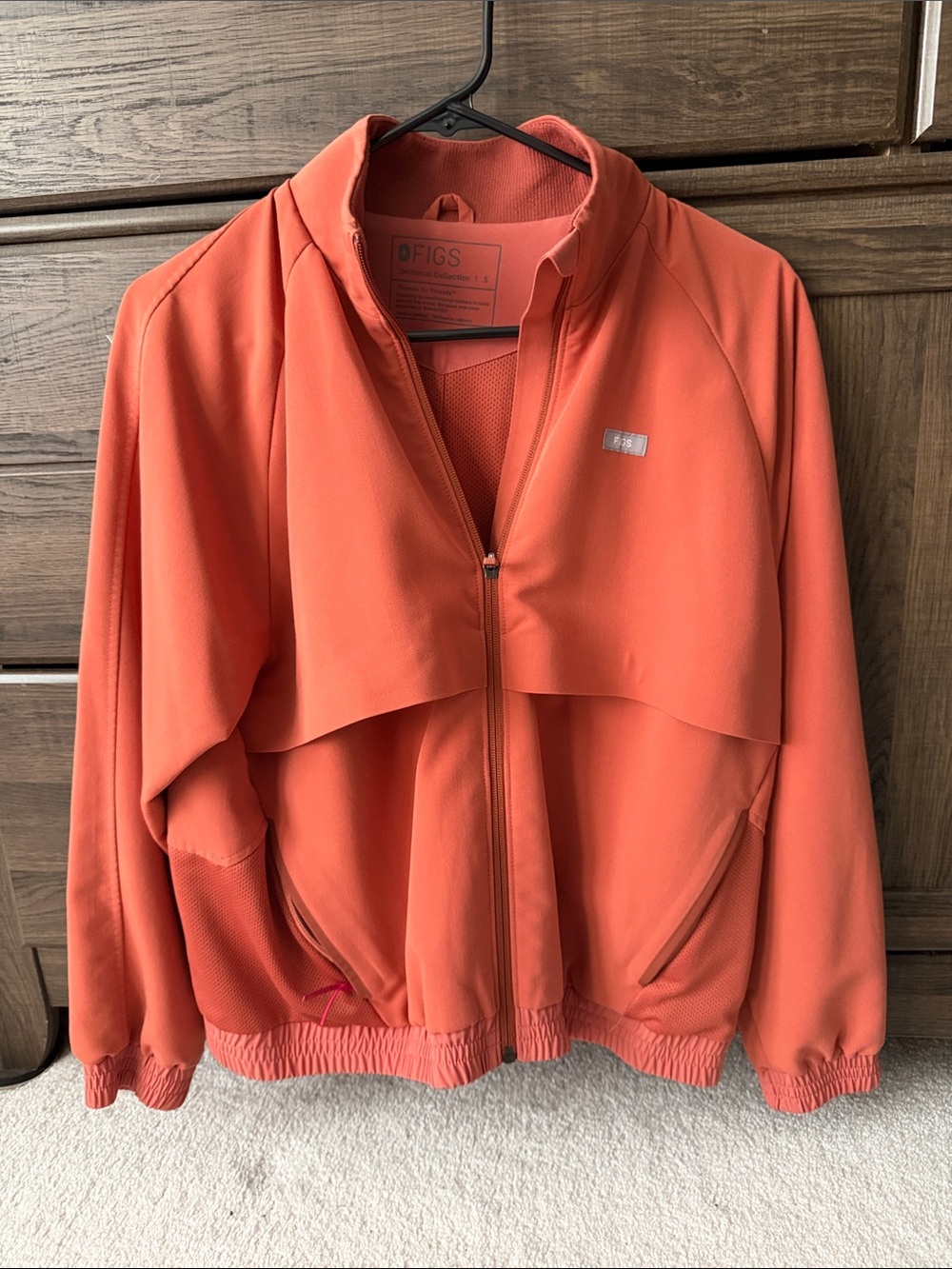 Figs Women's S Terracotta Sydney Scrub Jacket